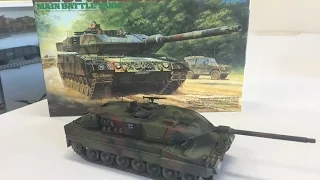 Building the Tamiya 1/35 Leopard 2A6 main battle tank