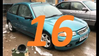 Rover 200 mk3 Bubble T16 Turbo - Video 16 Painting engine, fitting steering rack, feeding rabbit