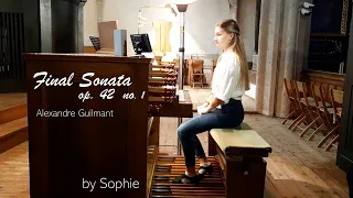 Final Sonata (op. 42, nr. 1) - Alexandre Guilmant by Sophie