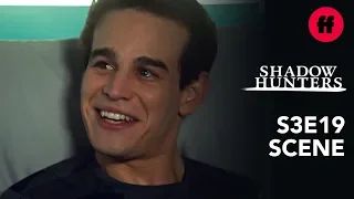 Shadowhunters Season 3, Episode 19 | Izzy & Simon Talk About Superman | Freeform