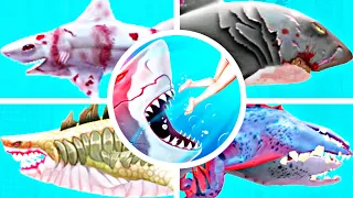 HUNGRY SHARK EVOLUTION - ALL ENEMIES