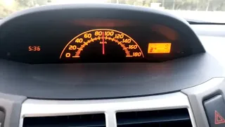 Toyota Vitz 0 to 100 speed test #meterdown