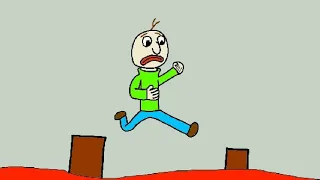 parkour com o baldi (baldi horror game chapter 2