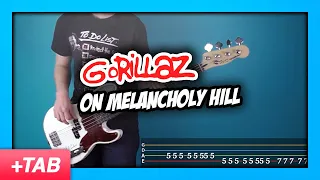 Gorillaz - On Melancholy Hill | Bass Cover with Play Along Tabs