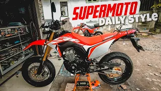 Modifikasi Honda Crf 150 L Jadi Supermoto | Ala Ala Gua