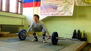 2017.04.05 - Тяжелая атлетика, рывок 75кг. / Weightlifting, snatch 75kg.