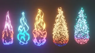 Stylized Fire in Blender : Procedural textures tutorial