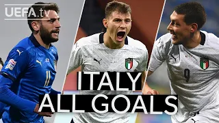 BERARDI, BARELLA, BELOTTI: ITALY 2020/21 #UNL Group Stage All GOALS!!