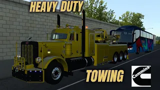 America Truck Simulator || Peterbilt  388 Heavy Duty Towing || #viral #gaming #alightmotion