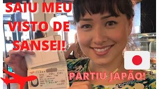 FINALMENTE SAIU MEU VISTO DE SANSEI, PARTIU JAPÃO! - nem acredito! Quanto tempo levou?