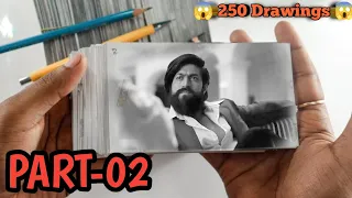 kGF Chapter 2 movie Flipbook Art | Yash, Sanjay Dutt, Srinidhi shetty Flipbook | PART-02