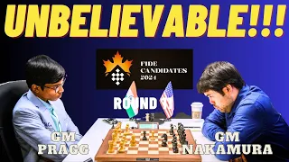 PINAGTRIPAN LANG SA OPENING! Pragg vs Nakamura! Candidates 2024 Round 11