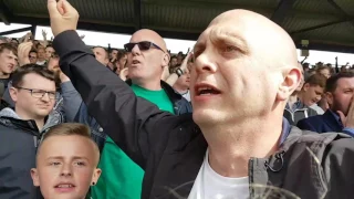 Plymouth Argyle fans at Fratton Park.