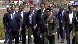 Brazil's President Jair Bolsonaro marks Independence Day with a ceremony