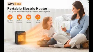 GiveBest Portable Ceramic Space Heater, PTC-1901