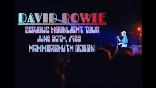 David Bowie - June 30th, 1983 - Hammersmith Odeon - Remaster.