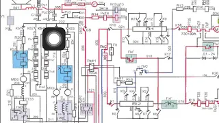 Вспомогательные машины, силовая схема. Электровоз ВЛ-11. Компрессор, преобразователь, вентилятор