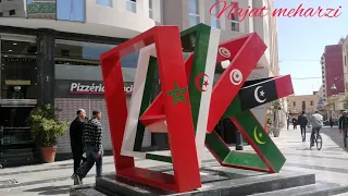 جولة وسط مدينة وجدة. المعالم التاريخية المعروفة فوجدة. oujda