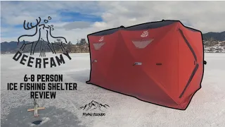 Deerfamy 6-8 Person Ice Fishing Shelter Review 2024