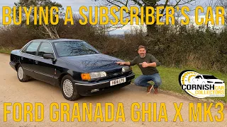 Buying a SUBSCRIBER’S Ford Granada Mk3 Ghia X – Collection Day, First Drive and the Scorpio Story