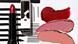 Maybelline New York Creamy Matte Lipstick Swatches | BEAUTY EXPRESSWAY