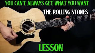 how to play "You Can't Always Get What You Want "on guitar by The Rolling Stones | guitar lesson