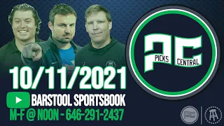 Barstool Sports Picks Central with Brandon Walker || Monday, October 11th, 2021