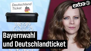 Bayernwahl und Deutschlandticket mit Katja Diehl - Bosettis Woche #58 | extra 3 | NDR