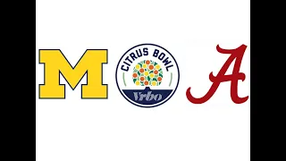 2020 Citrus Bowl, #14 Michigan vs #13 Alabama (Highlights)