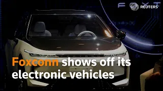 Foxconn shows off its electronic vehicles