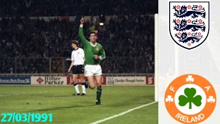 England vs Republic of Ireland 27/03/1991 ● Euro qualifiers 1992 (Group 7, M3)