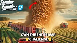 Day 11 of Becoming a Millionaire and Own the City | Big Potato Harvest | FS 22 Challenge