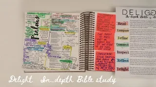 IN DEPTH BIBLE STUDY - Psalm 1- DELIGHT. NEW DAYSPRING BIBLE