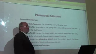 Respiratory  Module  8 (Paranasal air sinuses ) by Dr.Wahdan