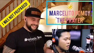 THIS ONE CAUGHT ME OFF GUARD | MARCELITO POMOY - THE PRAYER (UK SINGER REACTION)