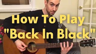 How To Play The Intro To "Back In Black" By AC/DC - Guitar Lessons Under 5 Minutes