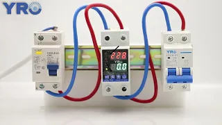 YRVP-3 Over and Under Voltage Current Protector Installation Voltage Protector