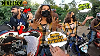 crazy couple ka sath phir sa lafada ho gya😤| Road Rage with crazy couple 🤬