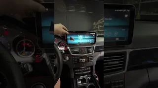 #Mercedes-Benz #W212 Установка мультимедийной систему в место заводского экрана
