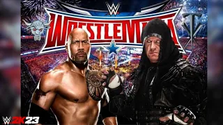 WWE 2K23 Gameplay: The Undertaker vs The Rock (FULL MATCH) | Hell in a Cell | PS5 [4K 60fps]