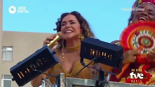 Daniela Mercury no Carnaval de Salvador Ao Vivo na Terça - 13/02/2024