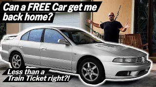 Stranded far from home, I’m offered a Free car to get back, Will It Make It?! Mitsubishi Galant V6