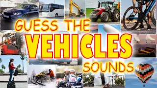 Guess The Vehicle Sound Game | Vehicles and Transportation Sound Quiz