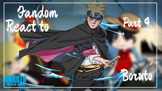 Fandom React to Boruto || Boruto Two Blue Vortex🔥 || P.t4 || DazaiBoard