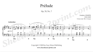 Chopin : Prelude Op. 28, No. 7