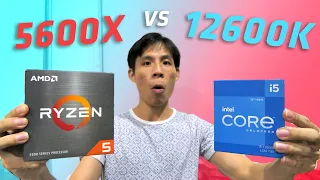 Intel Core i5-12600K Review, vs Ryzen 5 5600X | Mid Range CPU Battle!