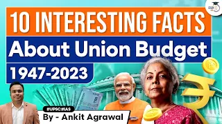 Interesting Facts about Union Budget from 1947 - 2023 | UPSC Economy