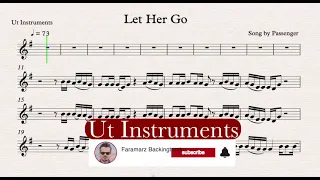 Let her go - Passenger - Play along for Ut