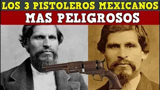 Los 3 Pistoleros Mexicanos mas peligrosos del oeste