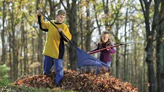 Learn English via Listening With Big Subtitle Level 1 Unit 12 Cleaning Up Leaves